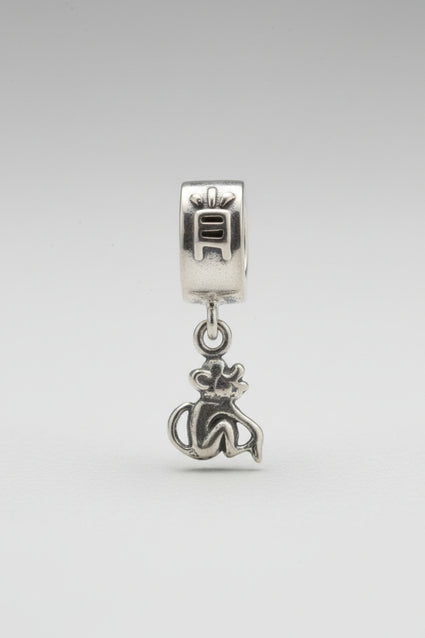 Silver "Year of the Monkey" Zodiac Dangle Charm