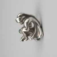 Retired "Wisdom" Sterling Silver Bead with Green Tourmaline