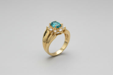 Emerald & Diamond Accent Ring