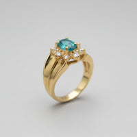 Emerald & Diamond Accent Ring