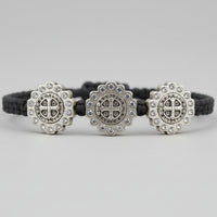 White Brilliance Trinity Blessing Bracelet