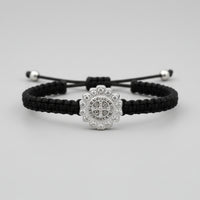 White Brilliance Saint Benedict Blessing Bracelet