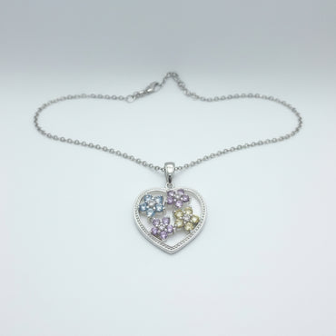 Floral Heart Pendant