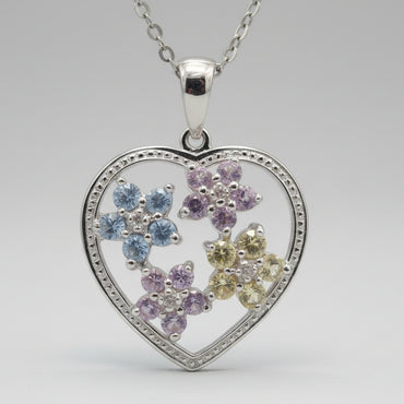 Floral Heart Pendant