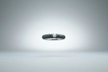 Midnight Pavé Dome Band