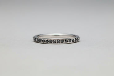 Milgrain Horizon Diamond Anniversary Band