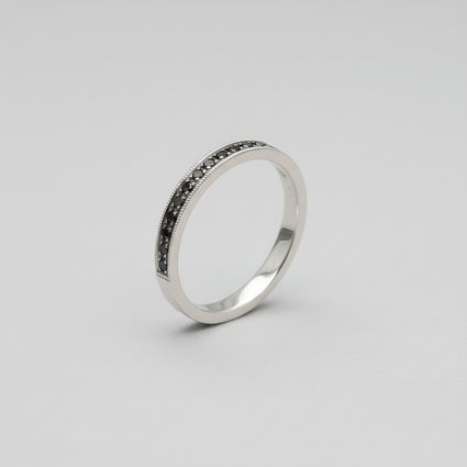 Noir Heritage Milgrain Band