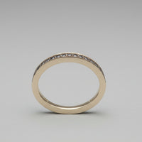Golden Noir Milgrain Band