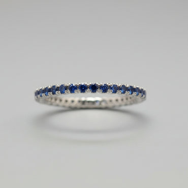 Azure Horizon Sapphire Band