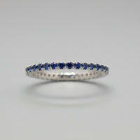 Azure Horizon Sapphire Band