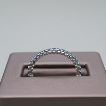Azure Horizon Sapphire Band