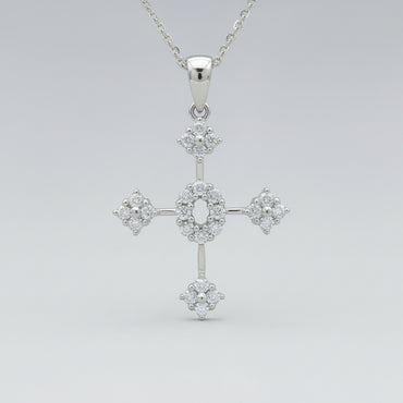 Cluster Station Cross Pendant