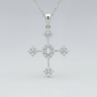 Cluster Station Cross Pendant
