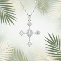 Cluster Station Cross Pendant