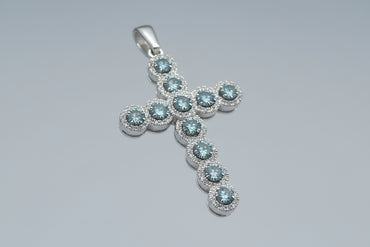 Cluster Station Cross Pendant