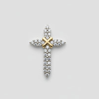 Diamond "Wrapped" Journey Cross Pendant