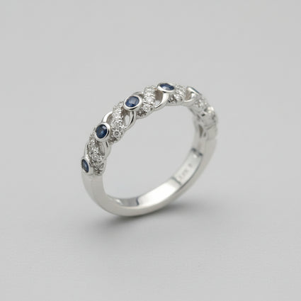 Three-Row Anniversary Band