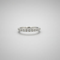 Diamond Scalloped Pavé Band