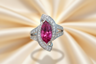 Pink Tourmaline Ring