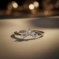 10K White Gold Diamond Ladies Enhancer Ring - Marketing Image 3