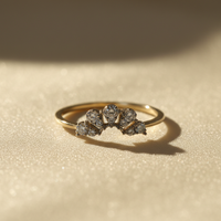 10K Yellow Gold Diamond Ladies Enhancer Ring - marketing image detail