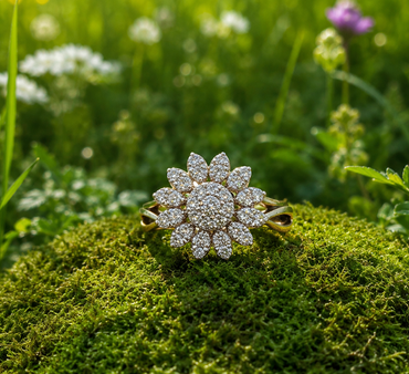 Floral Diamond Ring