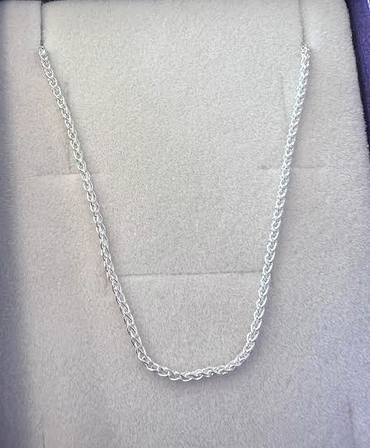 Sterling Silver Spiga Chain