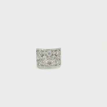 18K White Gold 2.27CTW Fancy Diamond Ring