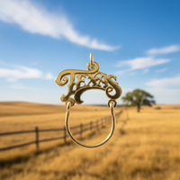 Texas Charm Holder Pendant — Ranch Background