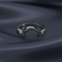 White Gold Arch Ring - Corrected