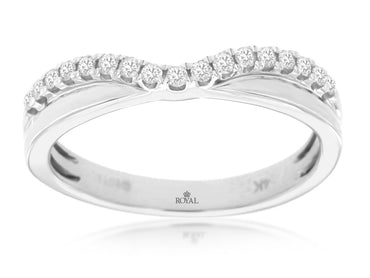 14KW .19CTW Diamond Wedding Band