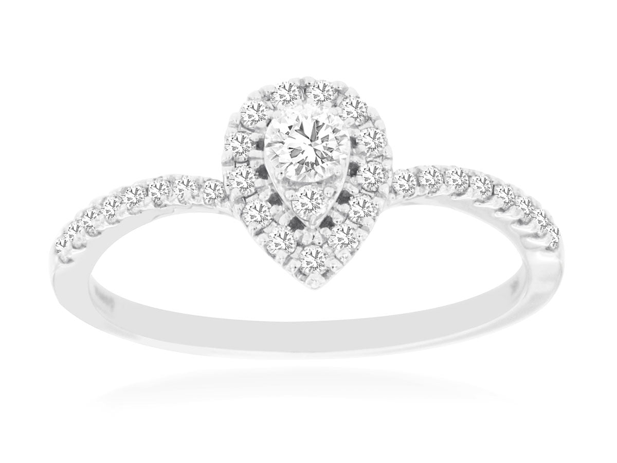 14KW .35CTW Ladies' Diamond Ring