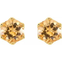 14K Yellow Natural Citrine