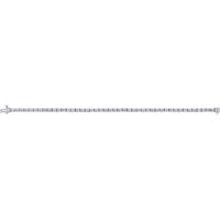 14K White 1 CTW Natural Diamond Illusion-Set Line 7" Bracelet