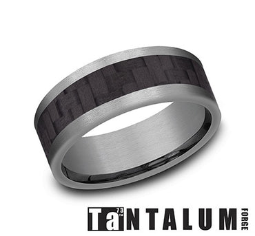 8MM Tantalum CFC Center Men's Ring
