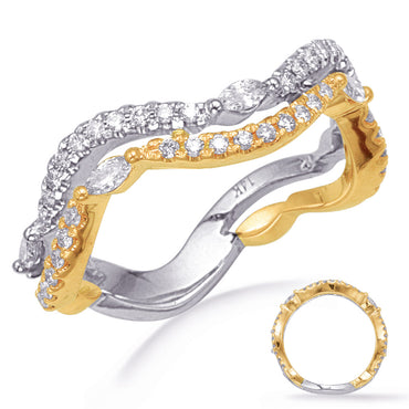 .47CTW Yellow & White Gold Diamond Fashion Ring