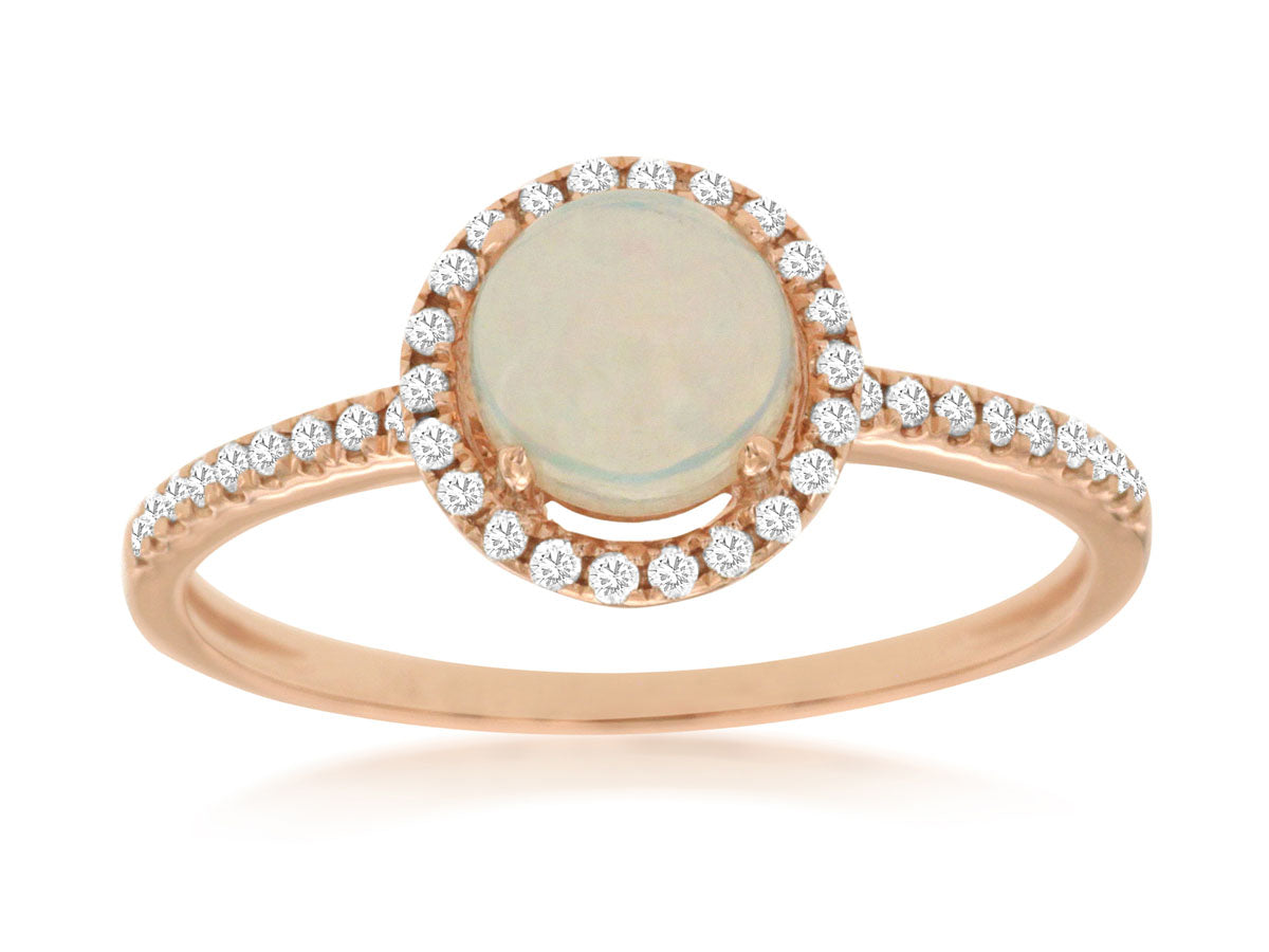 OPAL & DIAMOND RING