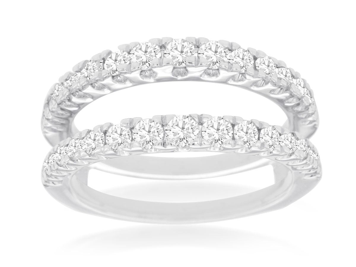 14KW .98CTW Ladies' Diamond Insert Ring